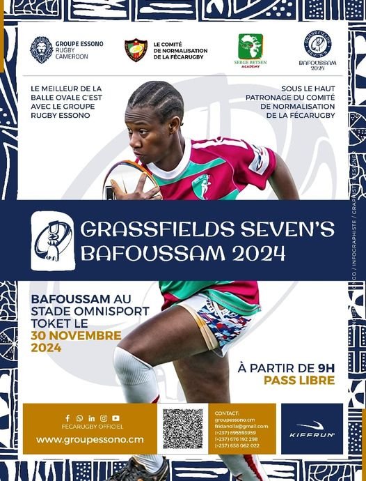 RUGBY : GRASSFIELDS SEVEN’S BAFOUSSAM 2024 SUR LES RAILS