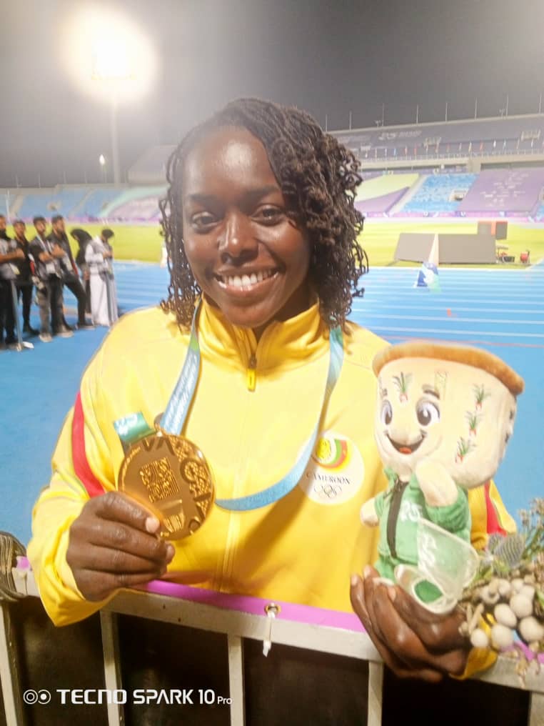 JEUX DE LA SOLIDARITÉ ISLAMIQUE : NORA ATIM MONIE OFFRE AU CAMEROUN SA PREMIÈRE MÉDAILLE D’OR JEUX DE LA SOLIDARITÉ ISLAMIQUE : NORA ATIM MONIE OFFRE AU CAMEROUN SA PREMIÈRE MÉDAILLE D’OR