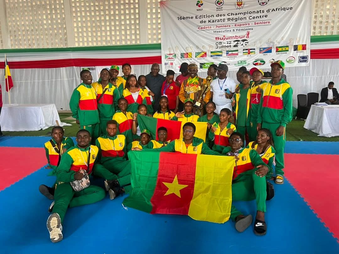 KARATÉ / CHAMPIONNATS D&rsquo;AFRIQUE DE LA REGION CENTRE: LE CAMEROUN REMPORTE 37 MÉDAILLES À BUJUMBURA