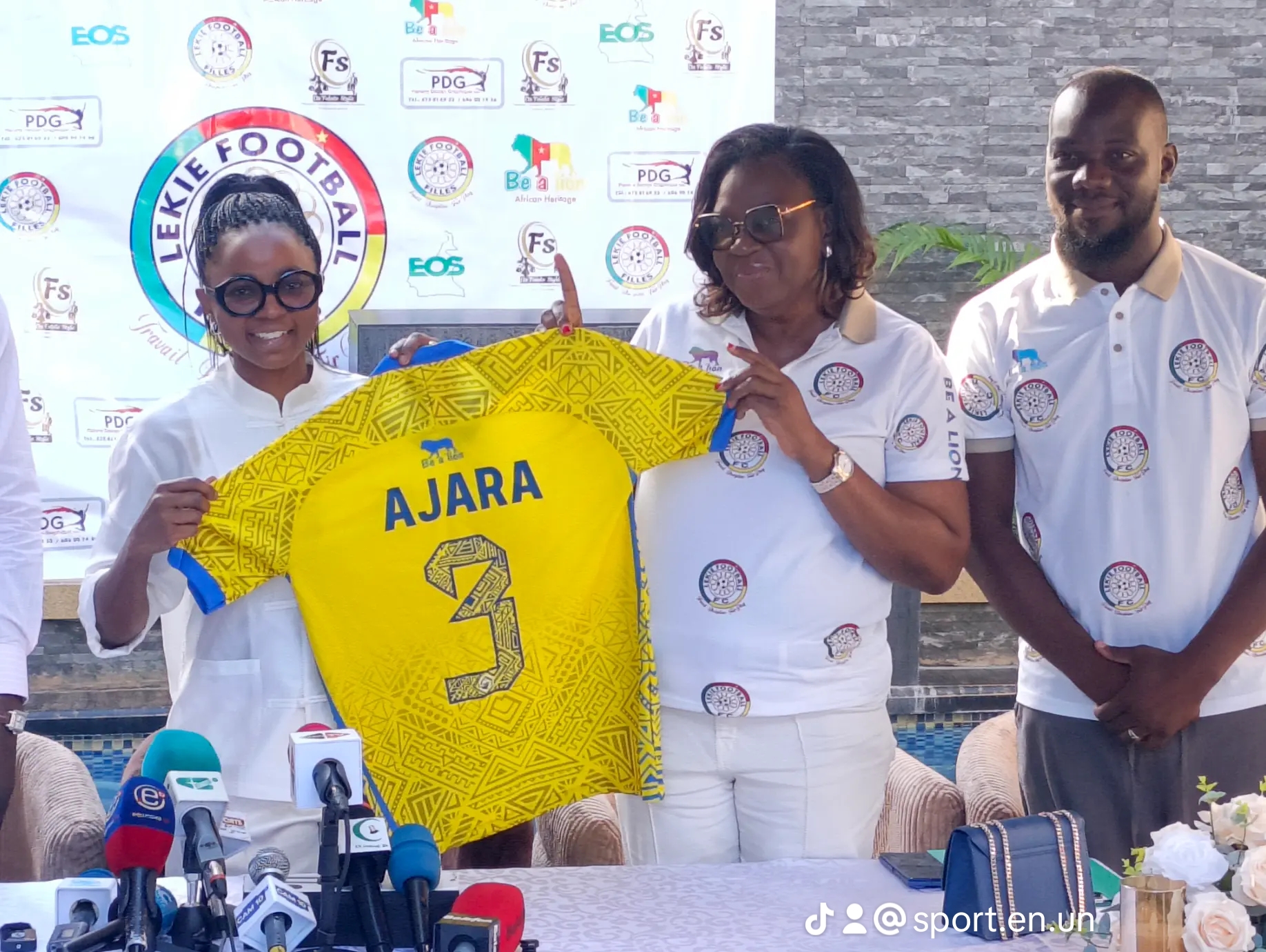 FOOTBALL FÉMININ : NCHOUT AJARA S’ENGAGE POUR UNE SAISON À LEKIÉ FF FOOTBALL FÉMININ : NCHOUT AJARA S’ENGAGE POUR UNE SAISON À LEKIÉ FF